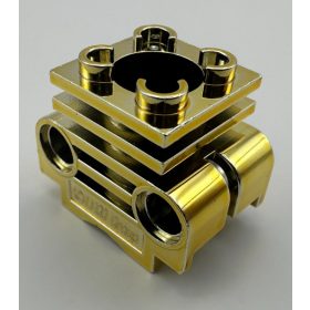   2850 Chrome Gold Technic Engine Cylinder  Custom chromed by Bubul