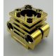 2850 Chrome Gold Technic Engine Cylinder  Custom chromed by Bubul