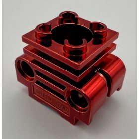   2850 Chrome-Red Technic Engine Cylinder Custom Chromed by Bubul