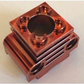   2850b Chrome Copper Technic Engine Cylinder  Part 2850b   Custom chromed by Bubul