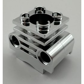   2850b_S Chrome Silver Technic Engine Cylinder    Part: 2850 b 2850b  Custom chromed by Bubul
