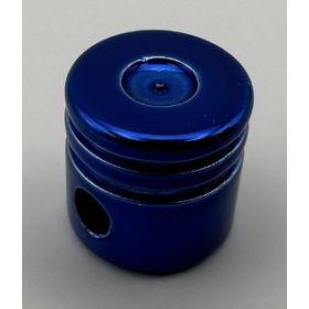   2851 | Chrome Blue Technic Engine Piston Round | Custom Chromed by Bubul