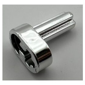   2853 | Chrome Silver Technic Technic, Engine Crankshaft | Custom Chromed by Bubul