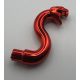 28588 Chrome RED Snake Head with Open Mouth, Fangs and Curved Neck with Bar  28588  Custom Chromed by BUBUL