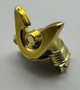 28679 Chrome Gold Minifigure, Headgear Helmet Ninja (Samurai) Kabuto with Large Curved Crest and Rivets Custom chromed by Bubul
