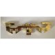 2871 Chrome Gold Train Motor 9V Decorative Side with OPEN hub points (for RC Train motor) Custom Chromed by BUBUL