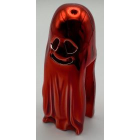   2888 | Chrome Red Minifig, Headgear Head Cover, Ghost Shroud with Smile | Custom Chromed by Bubul