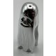 2888 | Chrome Silver Minifig, Headgear Head Cover, Ghost Shroud with Smile | Custom Chromed by Bubul