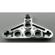 2905, 99773 | Chrome Silver Technic, Liftarm Triangle Thin | Custom Chromed by BUBUL