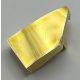 29119 Chrome Gold Wedge 2 x 1 with Stud Notch Right Custom Chromed by BUBUL