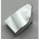 29119 Chrome Silver Wedge 2 x 1 with Stud Notch Right Custom Chromed by BUBUL