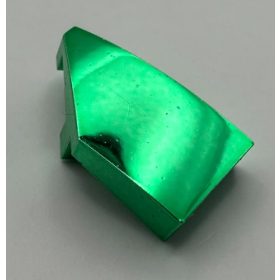   29120 Chrome Green Wedge 2 x 1 with Stud Notch Left Custom Chromed by BUBUL