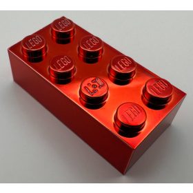 3001 | Chrome Red Brick 2 x 4 | Custom Chromed by Bubul