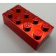 Chrome brick up close 3001 - Chrome Red Brick 2 x 4 - Custom Chromed by Bubul