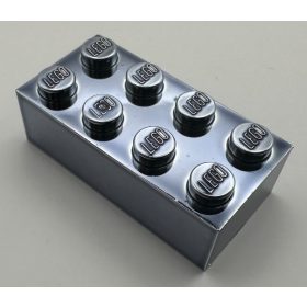 3001 | Chrome TITAN Brick 2 x 4 | Custom Chromed by Bubul