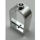 30044 Chrome Silver Window 1 x 2 x 2 2/3 with Rounded Top  Custom Chromed by Bubul