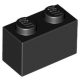 3004 | NEW LEGO Brick 1 x 2 Black