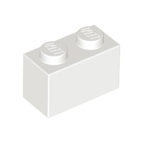 3004 | NEW LEGO Brick 1 x 2 White