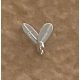 Chrome Silver Minifig, Plume Feathers with Pin    Part:30126 chromed by Bubul