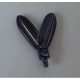 Chrome TITAN Black Minifigure, Plume Feathers with Pin Item No: 30126  Alternate Item No: 28958 Custom Chromed by BUBUL