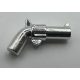 30132 Chrome Silver Bar 6L with Stop Ring Minifig, Weapon Gun, Pistol Revolver  Custom Chromed by BUBUL