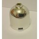 30151 Chrome Silver Brick, Round 2 x 2 x 1 2/3 Dome Top - Blocked Open Stud  30151 a Custom Chromed by BUBUL