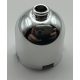 Chrome Silver Brick, Round 2 x 2 x 1 2/3 Dome Top - Hollow Stud  30151 30151b Custom Chromed by BUBUL