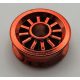 30155 Chrome RED Wheel Spoked 2 x 2 with Pin Hole  Part: 30155  Custom chromed by Bubul