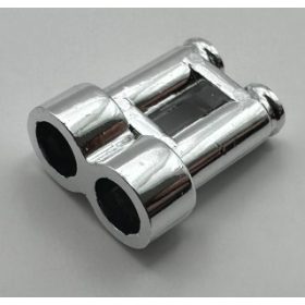   30162 Chrome Silver Minifig, Utensil Binoculars Town Custom chromed by Bubul