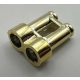 30162 Chrome Gold Minifig, Utensil Binoculars Town Custom chromed by Bubul