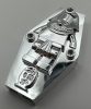 30164 Chrome Silver Container, Coffin Lid with Mummy Relief Plain (Sarcophagus)  Custom Chromed by Bubul