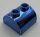 30165 Chrome BLUE Brick, Modified 2 x 2 Curved Top with 2 Top Studs Custom Chromed by BUBUL