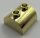 30165 Chrome Gold Brick, Modified 2 x 2 Curved Top with 2 Top Studs  Custom Chromed by BUBUL