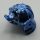 30175 Chrome Blue Minifigure, Headgear Helmet Ninja (Samurai) Custom chromed by Bubul