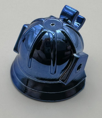 30175 Chrome Blue Minifigure, Headgear Helmet Ninja (Samurai) Custom chromed by Bubul