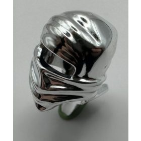  30177 Chrome Silver Minifigure, Headgear Ninja WrapItem No: 30177  Alternate Item No: 88430, 96034   Custom Chromed by Bubul