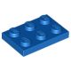 3021 | NEW LEGO Plate 2 x 3 Blue
