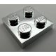 3022 Chrome Silver Plate 2 x 2   part: 3022 or 94148 Custom chromed by Bubul