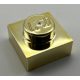 3024 | Chrome Gold Plate 1 x 1 | Custom Chromed by BUBUL