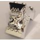 30274 Chrome Silver Brick, Modified 2 x 3 x 3 with Cutout and Lion Head  Custom chromed by BUBUL