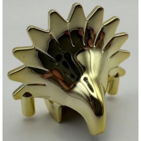   30276 Chrome Gold Minifigure, Headgear Headdress Jungle  Custom Chromed by BUBUL