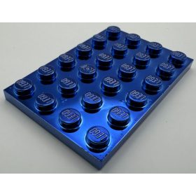 3032 Chrome Blue Plate 4 x 6  Custom Chromed by BUBUL