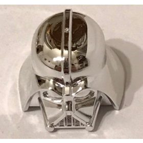   30368 Chrome SilverMinifigure, Headgear Helmet SW Darth Vader  Custom chromed by Bubul