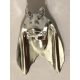 30371 Chrome Silver Minifigure, Head Modified SW Gungan Type 1 Jar Jar Binks  Custom Chromed by BUBUL