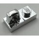 30383 | Hinge Plate 1 x 2 Locking with 1 Finger on Top | Custom Chromed by Bubul 