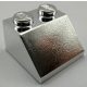 3039 Chrome Silver Slope 45 2 x 2  3039 or 6227 Custom Chromed by BUBUL