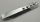 30407 | Chrome Silver Hinge Plate 1 x 8 with Angled Side Extensions or 50334 or 14137 - Top | Custom Chromed by Bubul