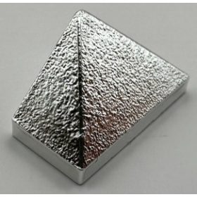   Chrome Silver Slope 45 2 x 1 Triple with Inside Bar  3048c Custom Chromed by Bubul