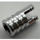 30553 Chrome Silver Hinge Cylinder 1 x 2 Locking with 2 Fingers and Axle Hole on Ends similar:57360 Custom Chromed by BUBUL