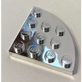   30565 Chrome Silver Plate, Round Corner 4 x 4 Custom Chromed by BUBUL